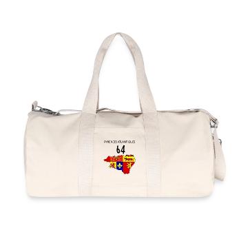 Pyrénées atlantiques - Sac de sport en toile recyclée Stanley/Stella - blanc naturel - Devant