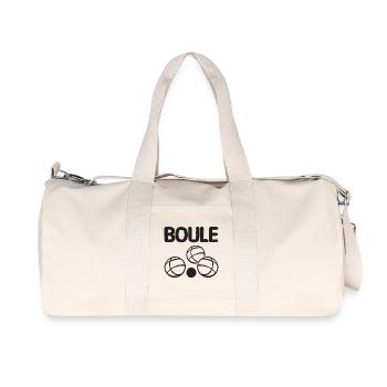 Boules de boules pour joueurs de pétanque - Sac de sport en toile recyclée Stanley/Stella - blanc naturel - Devant