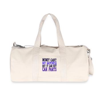Voiture Déclaration humoristique Mécanique amoureuse de voiture - Sac de sport en toile recyclée Stanley/Stella - blanc naturel - Devant