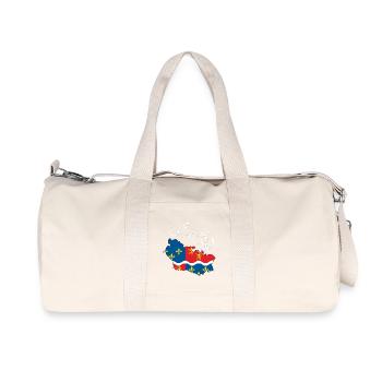 la somme - Sac de sport en toile recyclée Stanley/Stella - blanc naturel - Devant