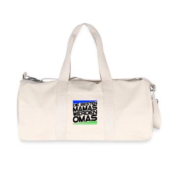 Gratulation Oma Statement Großmutter Alles Gute - Recycelte Canvas-Sporttasche von Stanley/Stella - Naturweiß - Vorne
