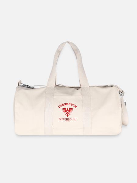 INNSBRUCK Österreich Austria - Recycelte Canvas-Sporttasche von Stanley/Stella - Naturweiß