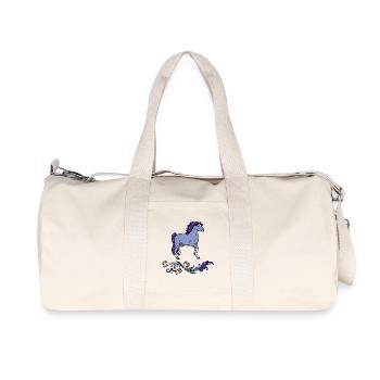 Fan de chevaux Islandais Amour des chevaux Chevaux islandais - Sac de sport en toile recyclée Stanley/Stella - blanc naturel - Devant
