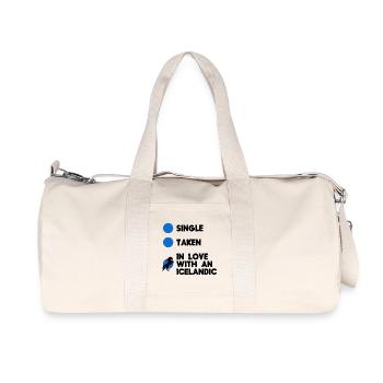 Icelandic Horses Horse Love Horses Statement Riding - Recycled Canvas Sports Bag by Stanley/Stella - natural - Front
