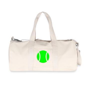Balle de padel de tennis - Sac de sport en toile recyclée Stanley/Stella - blanc naturel - Devant