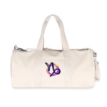 Astronomie Horoscope ésotérique du Capricorne Zodiac - Sac de sport en toile recyclée Stanley/Stella - blanc naturel - Devant