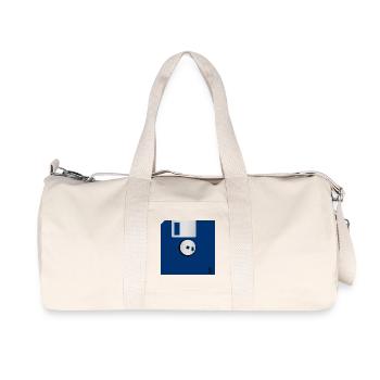 Floppy disk - Recycled Canvas Sports Bag by Stanley/Stella - natural - Front