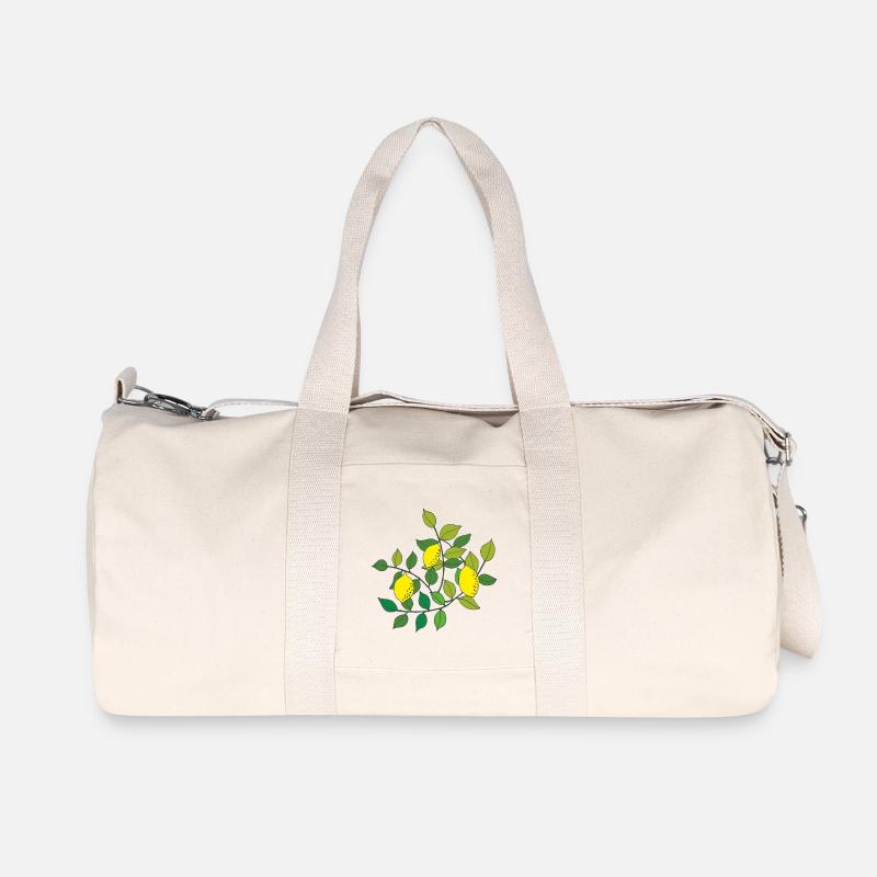 zitronen baum - Recycelte Canvas-Sporttasche von Stanley/Stella - Naturweiß