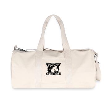 Steinbock Spruch Tierkreis Horoskop Esoterik - Recycelte Canvas-Sporttasche von Stanley/Stella - Naturweiß - Vorne