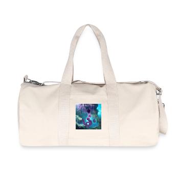 Merveilleuse sirène dans les profondeurs de l’océan - Sac de sport en toile recyclée Stanley/Stella - blanc naturel - Devant