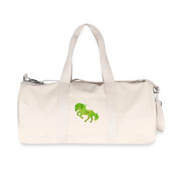 Chevaux galop Chevaux islandais Arabe Trot Cheval Amour - Sac de sport en toile recyclée Stanley/Stella - blanc naturel - Devant