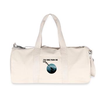 J'ai une faim de loup - Sac de sport en toile recyclée Stanley/Stella - blanc naturel - Devant