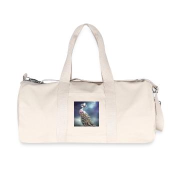 Merveilleux paon élégant - Sac de sport en toile recyclée Stanley/Stella - blanc naturel - Devant