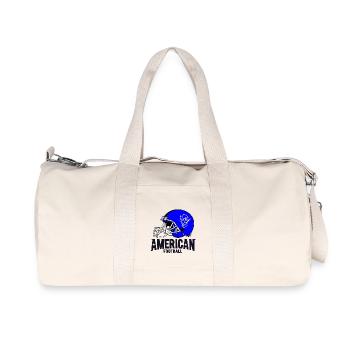 American football - Recycled Canvas Sports Bag by Stanley/Stella - natural - Front