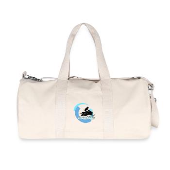 snowmobile - Recycled Canvas Sports Bag by Stanley/Stella - natural - Front
