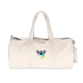 Paintball - Recycelte Canvas-Sporttasche von Stanley/Stella - Naturweiß - Vorne