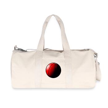 Basketball Sunrise Round - Recycled Canvas Sports Bag by Stanley/Stella - natural - Front