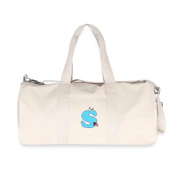 S - Recycled Canvas Sports Bag by Stanley/Stella - natural - Front