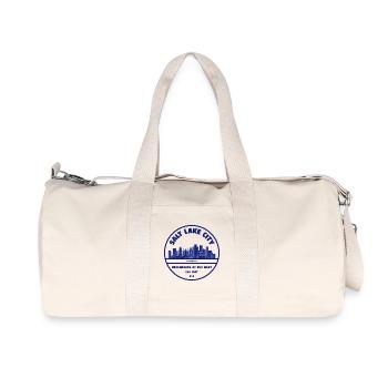 Blason de la silhouette de la silhouette de Salt Lake City - Sac de sport en toile recyclée Stanley/Stella - blanc naturel - Devant