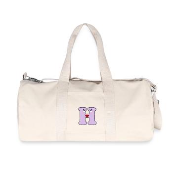 H - Sac de sport en toile recyclée Stanley/Stella - blanc naturel - Devant