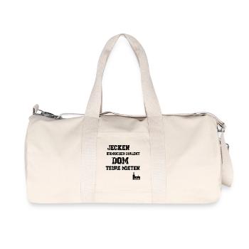 Jecken Dom Köln - Recycelte Canvas-Sporttasche von Stanley/Stella - Naturweiß - Vorne
