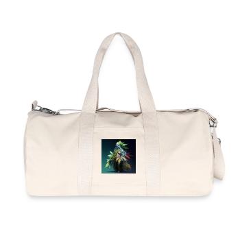 Personifikation des Waldes - Recycelte Canvas-Sporttasche von Stanley/Stella - Naturweiß - Vorne