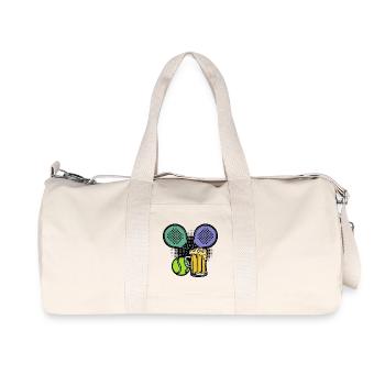 Racket Padel Balls Player Padel Sport - Recycled Canvas Sports Bag by Stanley/Stella - natural - Front