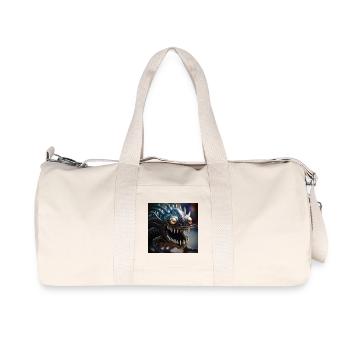 Photo macro créature 11 - Sac de sport en toile recyclée Stanley/Stella - blanc naturel - Devant