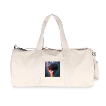Portrait elektrik 07 - Sac de sport en toile recyclée Stanley/Stella - blanc naturel - Devant