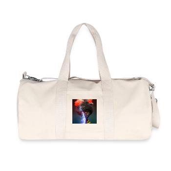 Portrait elektrik 12 - Sac de sport en toile recyclée Stanley/Stella - blanc naturel - Devant