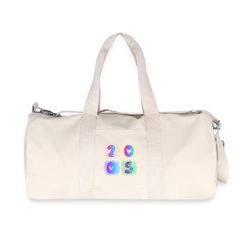 Year of birth 2005 - 21st birthday - Recycled Canvas Sports Bag by Stanley/Stella - natural - Front