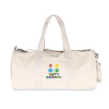 Geburtstag 2005 - Recycelte Canvas-Sporttasche von Stanley/Stella - Naturweiß - Vorne