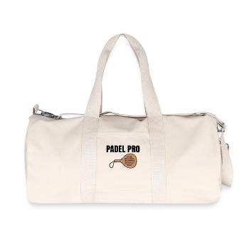 Padel Serve Player Sport Statement Racket - Recycled Canvas Sports Bag by Stanley/Stella - natural - Front
