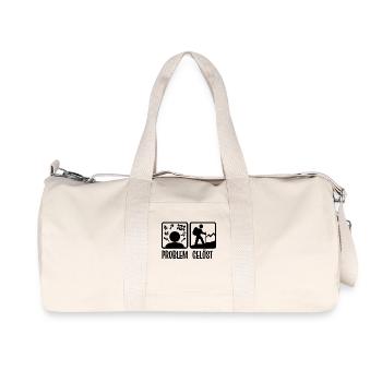 Berggipfel Wandern Wanderer Bergwanderung Spruch - Recycelte Canvas-Sporttasche von Stanley/Stella - Naturweiß - Vorne