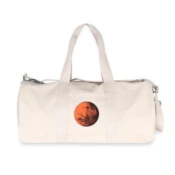 Mars - the red planet - Recycled Canvas Sports Bag by Stanley/Stella - natural - Front