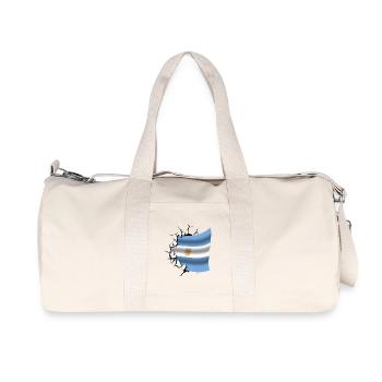 Drapeau de l’Argentine - Argentine - Drapeau Broken Des - Sac de sport en toile recyclée Stanley/Stella - blanc naturel - Devant