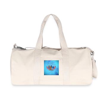 Happy 4th of July with cute cat - Recycled Canvas Sports Bag by Stanley/Stella - natural - Front