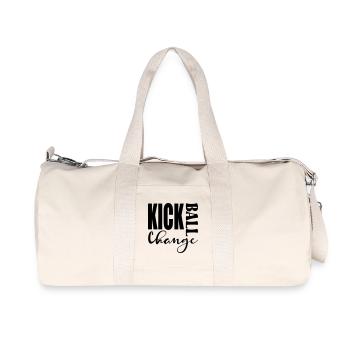 KICK BALL CHANGE - DANCING SAYINGS - Recycled Canvas Sports Bag by Stanley/Stella - natural - Front