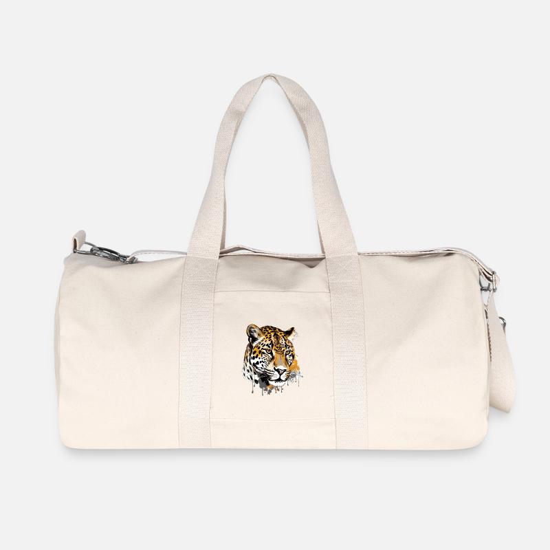 Jaguar - Recycelte Canvas-Sporttasche von Stanley/Stella - Naturweiß