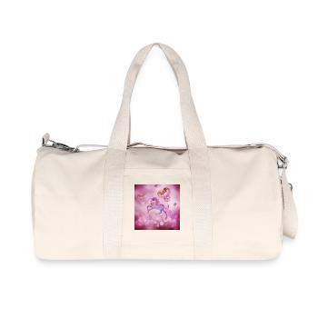Merveilleux poulain fantastique avec des cœurs. - Sac de sport en toile recyclée Stanley/Stella - blanc naturel - Devant