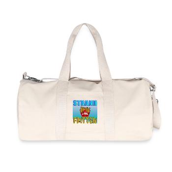 Strand Fritten - Kawaii Fast Food - SOMMER ESSEN - Recycelte Canvas-Sporttasche von Stanley/Stella - Naturweiß - Vorne