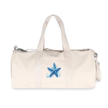Étoile de mer - Sac de sport en toile recyclée Stanley/Stella - blanc naturel - Devant
