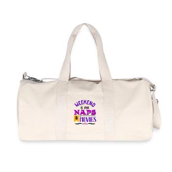 Filmabend Movie Night Movies Statement Cineaste - Recycled Canvas Sports Bag by Stanley/Stella - natural - Front