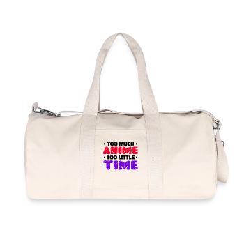 Anime Déclaration Dessin animé Manga Bande dessinée Mangastyle - Sac de sport en toile recyclée Stanley/Stella - blanc naturel - Devant
