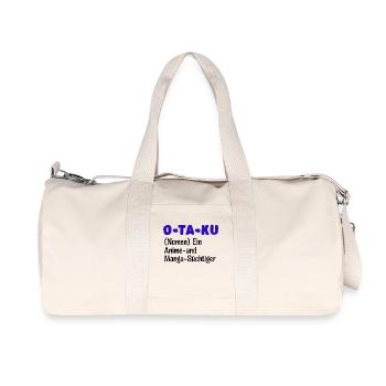 Anime Manga Statement Comic Otaku Zeichentrick - Recycelte Canvas-Sporttasche von Stanley/Stella - Naturweiß - Vorne