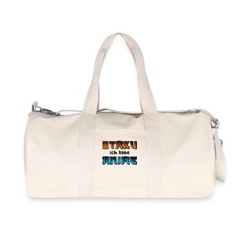 Anime Japanisch Manga Comic Otaku Statement - Recycelte Canvas-Sporttasche von Stanley/Stella - Naturweiß - Vorne
