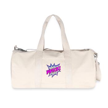 Born in 1993 - Recycled Canvas Sports Bag by Stanley/Stella - natural - Front