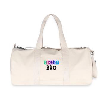 Großer Bruder Bro Statement Bruderherz Geschwister - Recycelte Canvas-Sporttasche von Stanley/Stella - Naturweiß - Vorne