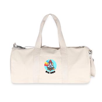 Le cœur du frère Frère et sœur Amour Dire Grand Frère - Sac de sport en toile recyclée Stanley/Stella - blanc naturel - Devant