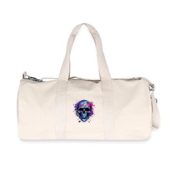 Psyche Schädel Nebula - Recycelte Canvas-Sporttasche von Stanley/Stella - Naturweiß - Vorne